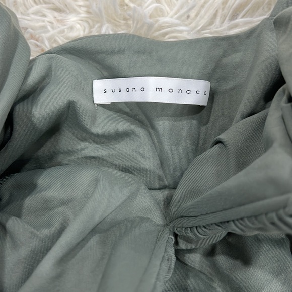 SUSANA MONACO  Stretch Jersey Body-Con Minidress - Slate - Picture 5 of 8